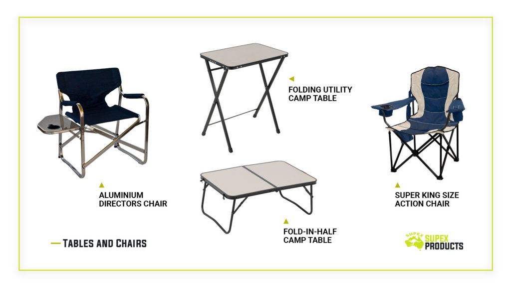 Camping Furniture - Tables & Chairs