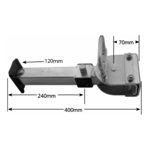 SMALL ADJUSTABLE DROP DOWN LEG – PLASTIC FOOT