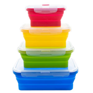COLLAPSIBLE RECTANGULAR CONTAINERS – FOUR PACK