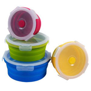 COLLAPSIBLE ROUND CONTAINERS – FOUR PACK