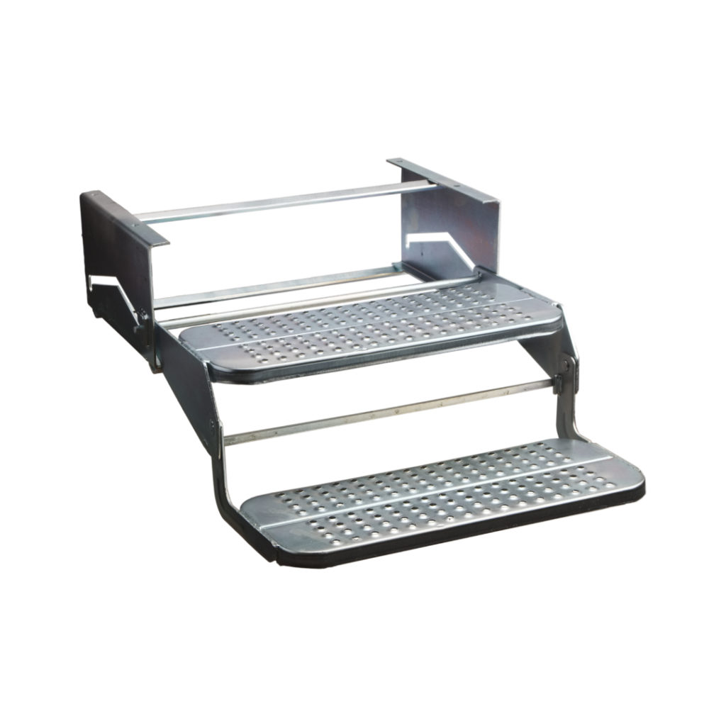 Caravan Steps Wide Range Supex Products Australia   DBSP TWO STAGE FOLDING DOUBLE STEP 1024x1024 