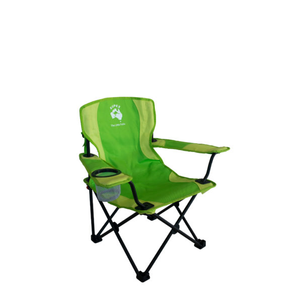 kids action chair green