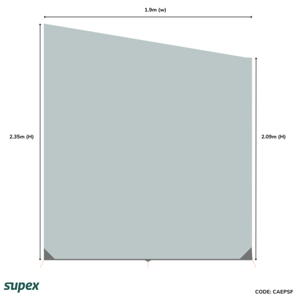 End Wall Fiamma Privacy Screen