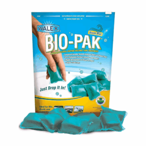 TOILET CHEMICAL SACHETS: WALEX OCEAN MIST BIO PAK